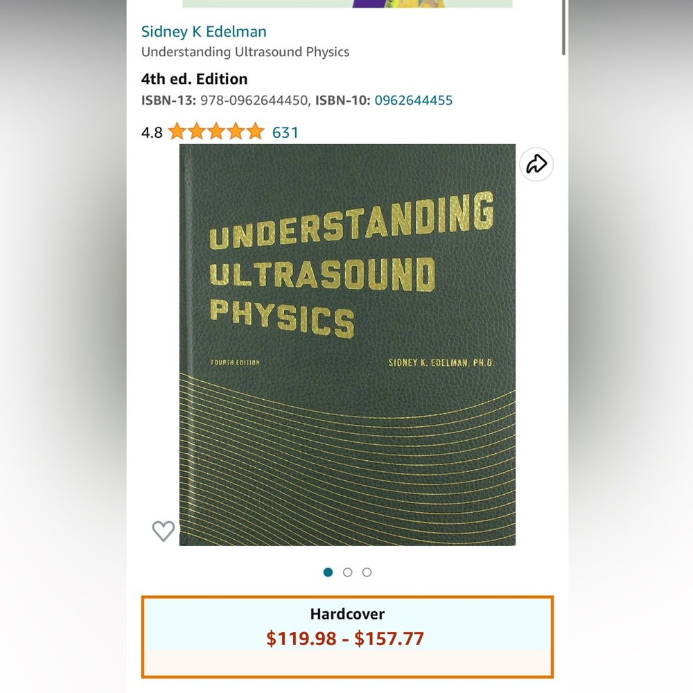 Understanding Ultrasound Physics Textbook